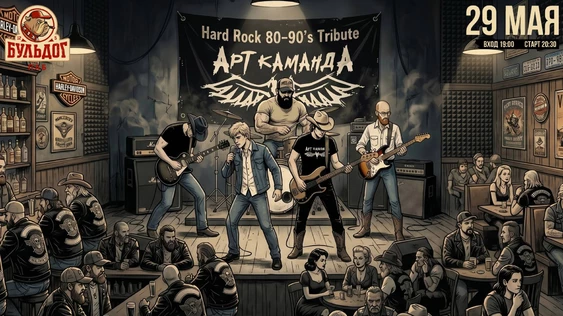 Hard Rock Tribute! АртКаманда! - 29 Мая Бульдог