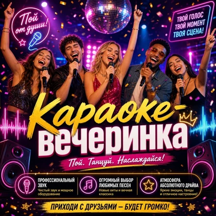 Караоке вечеринки в Цоколе