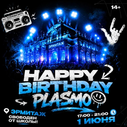 HAPPY BIRTHDAY PLASMO