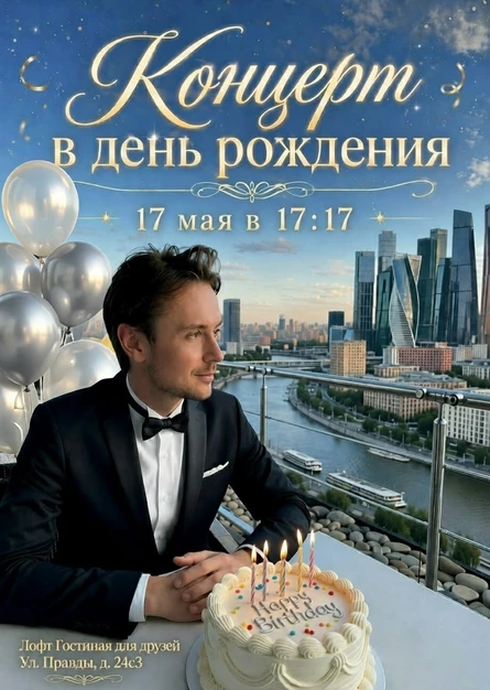 Концерт-квартирник в день рождения