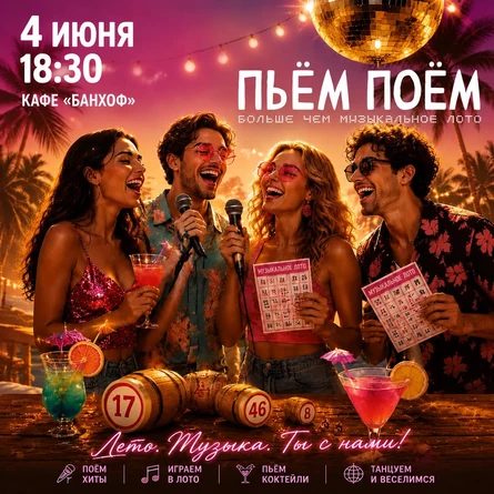 Пьём Поём | 4 июня | Хиты разных лет | Банхоф