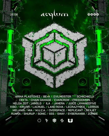 ASYLUM invites BLACKOUT & SHÜMER & SUBVERSION & UNIGHT
