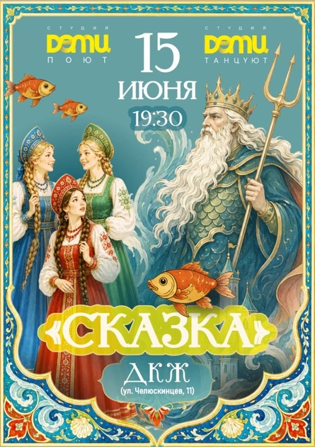 "СКАЗКА", студии "Дети поют" и "Дети танцуют"
