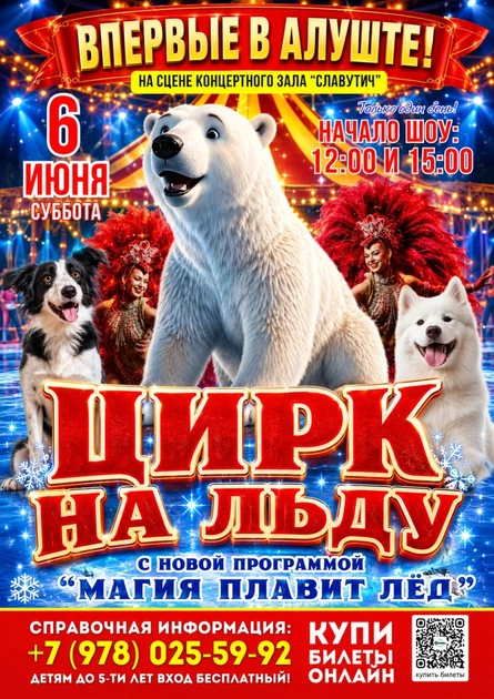 ЦИРК НА ЛЬДУ В АЛУШТЕ!