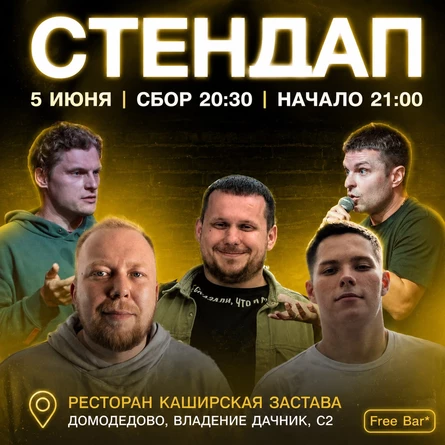 Стендап в г. Домодедово 5 июня 2026 г.