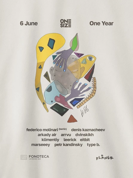 One Size One Year Anniversary at Flâner & Fonoteca