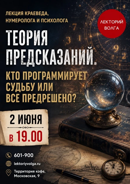 ТЕОРИЯ ПРЕДСКАЗАНИЙ. Кто программирует судьбу или все предрешено. Лекция