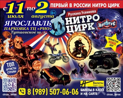 НИТРО ЦИРК ЯРОСЛАВЛЬ ТРЦ "РИО"