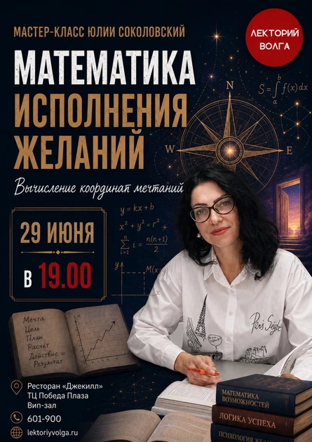 МАТЕМАТИКА ИСПОЛНЕНИЯ ЖЕЛАНИЙ. Лекция математика и психолога