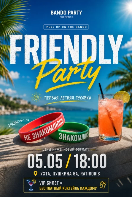 FRIENDLY PARTY УХТА (BANDO)