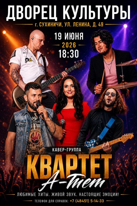 Концерт кавер группы "Квартет А-Тет"