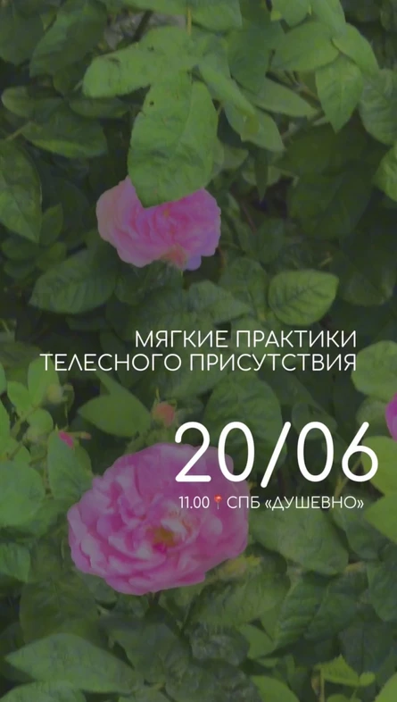 Мягкие практики телесного присутствия