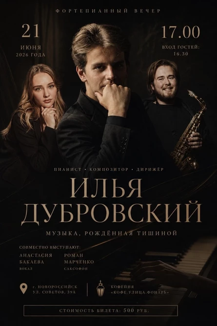 Фортепианный вечер Ильи Дубровского