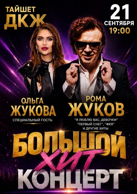 БОЛЬШОЙ ХИТ концерт РОМЫ ЖУКОВА в ТАЙШЕТЕ