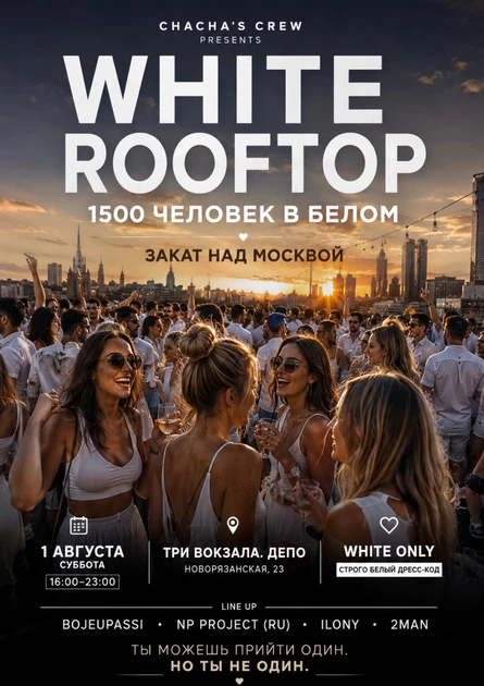 Крыша в белом