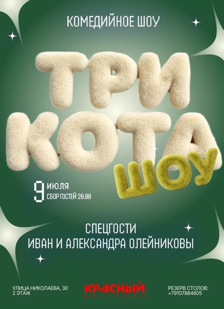 Комедийное шоу "ТРИ КОТА"