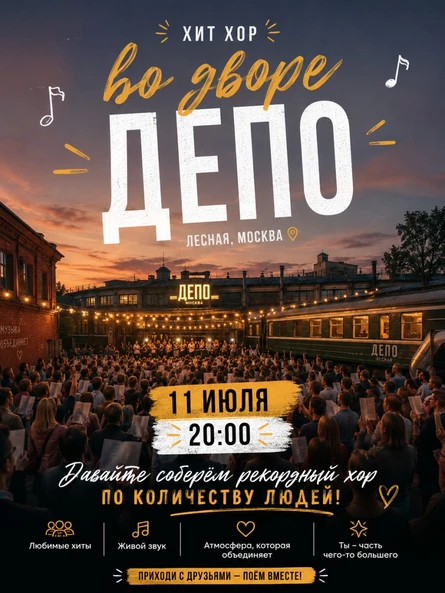 «Июльский Хит Хор. ДЕПО Лесная», Москва