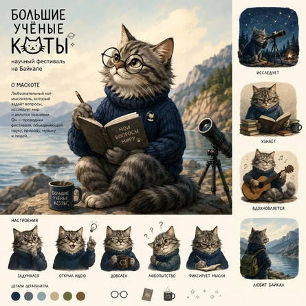 Большие Учёные Коты 2026 , научно популярный фестиваль на Байкале