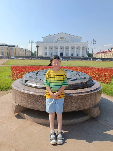 Пешеходная экскурсия "Словно корабль Васильевский остров..." со Светланой 7-10 лет