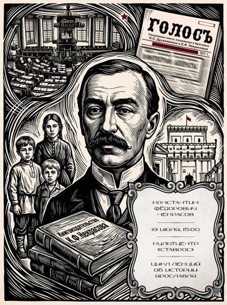 Лекция о ярославце Константине Фёдоровиче Некрасове