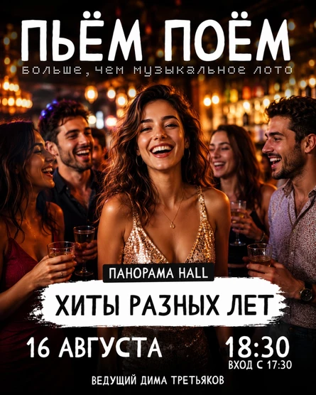 Пьём Поём | 16 августа | Хиты разных лет