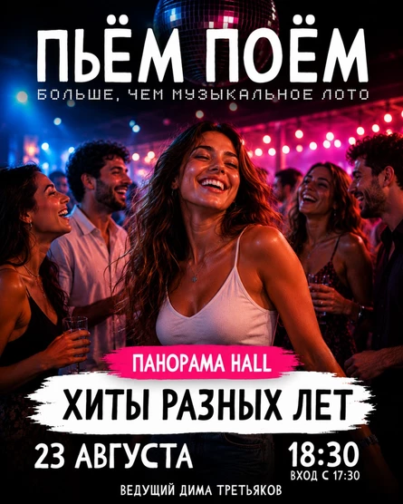 Пьём Поём | 23 августа | Хиты разных лет