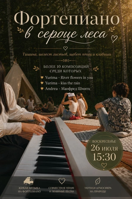 Фортепиано в сердце леса 26.07