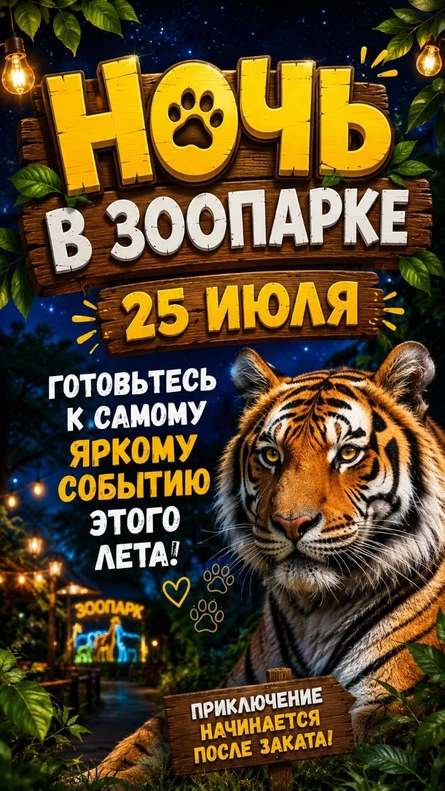 Ночь в Зоопарке
