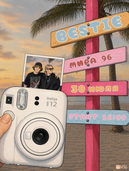 30’ july — BESTIE: beach party