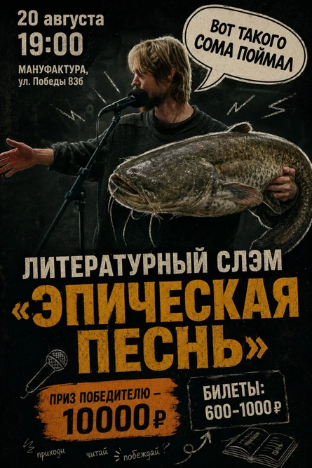 Литературный слэм «Эпическая песнь»