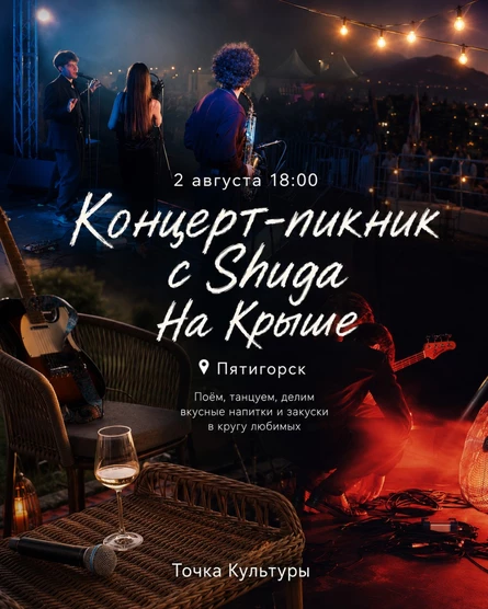 Концерт-пикник на Крыше Точки Культуры