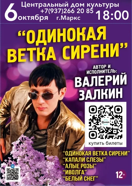 Валерий Залкин "Одинокая ветка сирени"