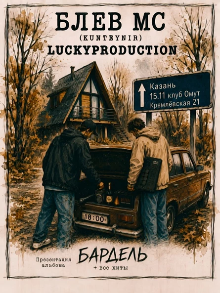 Блёв Мс (Kunteynir) x LuckyProduction x Казань