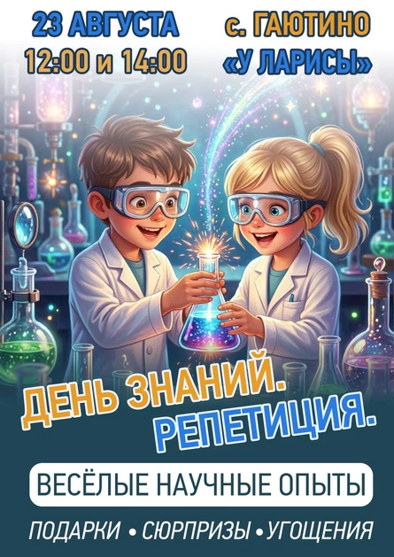 День знаний. Репетиция. 14:00