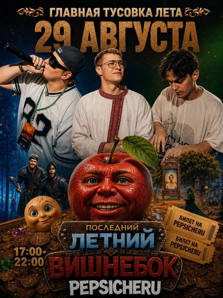 PEPSICHERU // ПОСЛЕДНИЙ ЛЕТНИЙ ВИШНЕБОК // 29 АВГУСТА