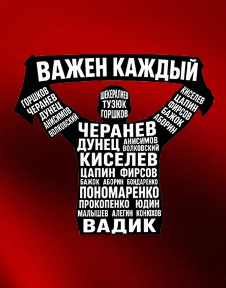 Фамилия на форме команды