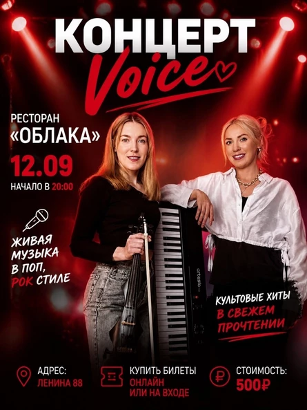 Концерт кавер-дуэта "VOICE"