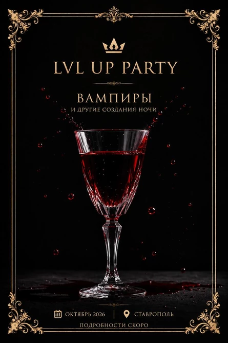 LVL Up Party: Вампиры и другие создания ночи