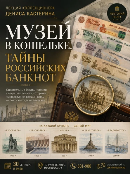 МУЗЕЙ В КОШЕЛЬКЕ. Тайны российских банкнот. Лекция