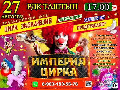 ЦИРК ЭКСКЛЮЗИВ ТАШТЫП