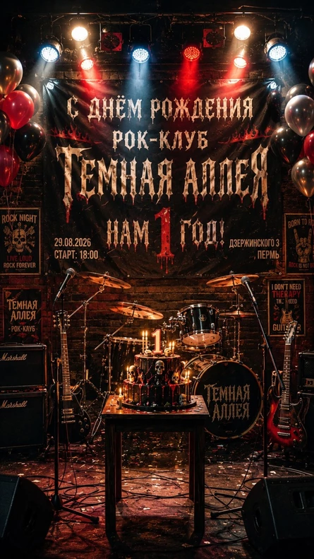 Happy birthday, "Темная Аллея"!