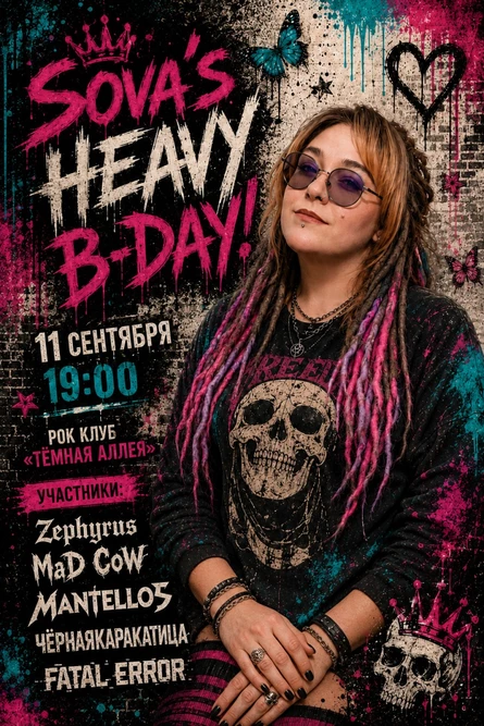 Sova's Heavy B-Day! |11 сентября| Темная Аллея
