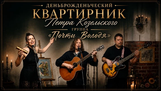 Деньрожденьческий квартирник Петра Козельского