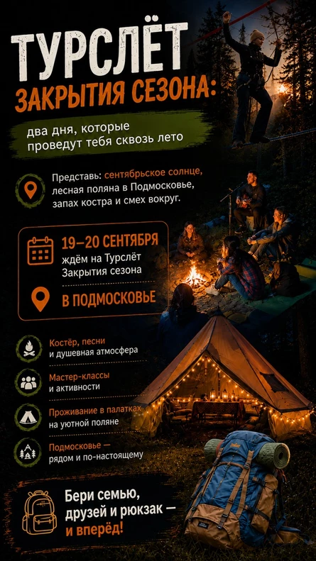 Турклуб КИТ "Закрытие сезона" 19-20 сентября