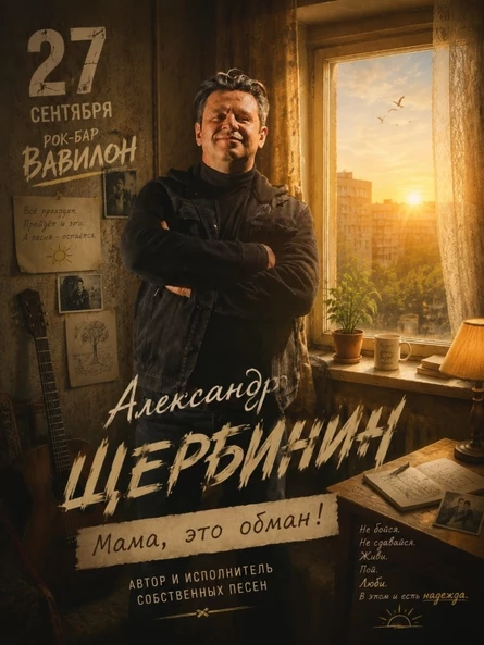 Александр Щербинин с программой: "Мама, это обман"