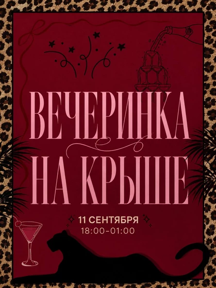 11.09 | ВЕЧЕРИНКА НА КРЫШЕ | ВАЙЛД ПАТИ