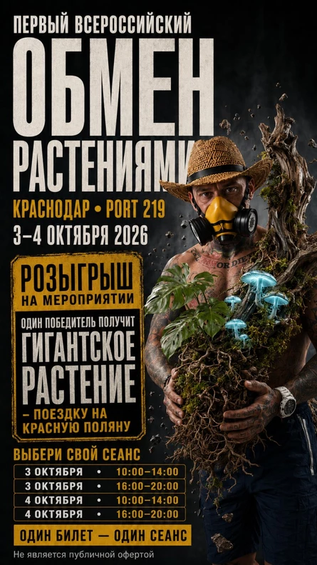 Первый всероссийский обмен растениями