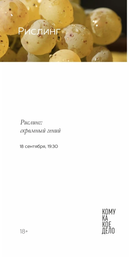 Рислинг: скромный гений