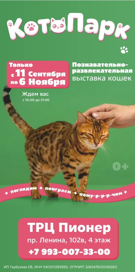 КотоПарк | Барнаул | ТРЦ Пионер