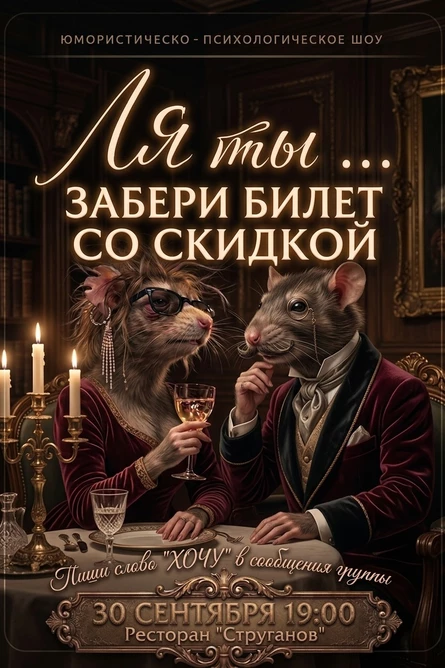 Юмористическо - психологическое шоу "Ля ты..."